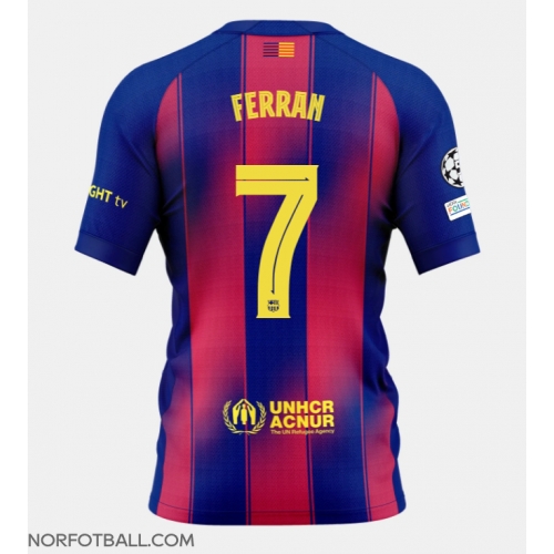 Billige Fotballdrakt Barcelona Ferran Torres #7 Replika Hjemmedrakt 2025-26 Kortermet Billige Fotballdrakt Barcelona Ferran Torres #7 Replika Hjemmedrakt 2025-26 Kortermet